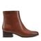 Easy Spirit Sidney Cushioned Arch-Support Women's Dress Bootie - Brown Leather - 1