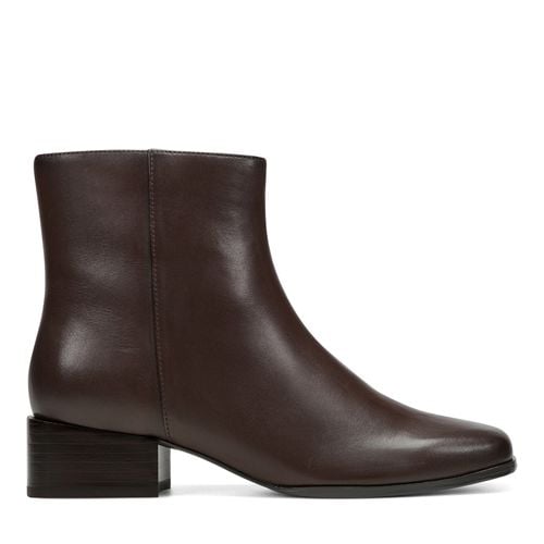Easy Spirit Sidney Cushioned Arch-Support Women's Dress Bootie - Dark Brown Leather - 1