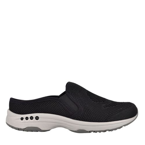 Easy Spirit Takeknit Eco Athletic Cushioned Comfort Arch Support Women's Clog - Black Recycled Knit - 1