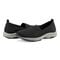 Easy Spirit Tech Eco Slip On — cushioned arch support Women's Athletic Shoe - Black Recycled Knit - 11