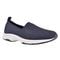 Easy Spirit Tech Eco Slip On — cushioned arch support Women's Athletic Shoe - Navy Recycled Knit - 2