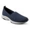 Easy Spirit Tech Eco Slip On — cushioned arch support Women's Athletic Shoe - Navy Recycled Knit - 3