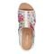 Easy Spirit Traciee Cushioned Arch-Support Women's Slip On Sandal - White Floral - 5