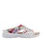 Easy Spirit Traciee Cushioned Arch-Support Women's Slip On Sandal - White Floral - 1