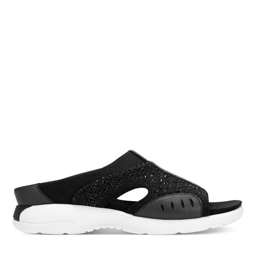 Easy Spirit Traciee Cushioned Arch-Support Slip On Sandal Women's - Black Stone - 1