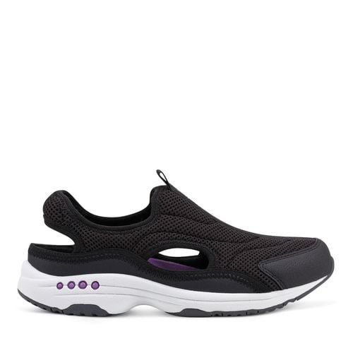 Easy Spirit Trina Cushioned Slip-On with Contoured Arch Support Women's Walking Shoe - Black - 1