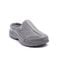Easy Spirit Traveltime Leather Athletic Cushioned Arch Support Slip-On Women's Walking Shoe - Medium Gray - 1