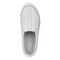 Easy Spirit Traveltime Leather Athletic Cushioned Arch Support Slip-On Women's Walking Shoe - Light Gray - 4