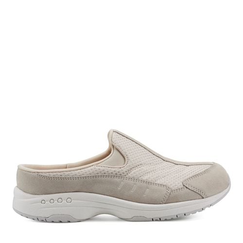 Easy Spirit Traveltime Athletic Women's Slip-On Walking Shoe - Light Natural Mesh - 1