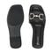 Easy Spirit Vana Horsebit Cushioned Arch-Support Women's Slip-On Sandal - Black/raffia - 5