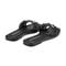 Easy Spirit Vana Horsebit Cushioned Arch-Support Women's Slip-On Sandal - Black/raffia - 3