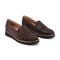 Easy Spirit Velia Cushioned Arch Support Women's Casual Slip On - Dark Brown Suede - 2