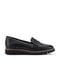 Easy Spirit Velia Cushioned Arch Support Women's Casual Slip On - Black Leather - 1
