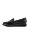 Easy Spirit Velia Cushioned Arch Support Women's Casual Slip On - Black Leather - 4