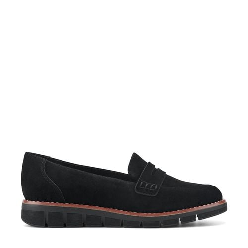 Easy Spirit Velia Cushioned Arch Support Women's Casual Slip On - Black Suede - 1