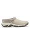 Easy Spirit Wade Mesh Athletic Cushioned Comfort Slip-On — Women's Clog - Light Taupe - 1