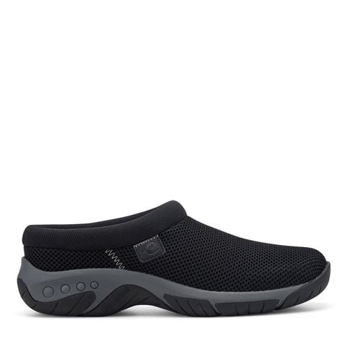 Easy Spirit Wade Mesh Athletic Cushioned Comfort Slip-On — Women's Clog - Black - 1