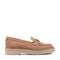 Easy Spirit Zaira Casual Horsebit Cushioned Arch-Support Women's Loafer - Medium Brown Leather - 1
