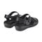 Easy Spirit Hartwell Cushioned Arch Support Women's Sandal - Black Leather - 3