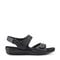 Easy Spirit Hartwell Cushioned Arch Support Women's Sandal - Black Leather - 1