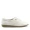 Easy Spirit Motion Leather Oxfords Cushioned Arch Support Women's Athletic Shoe - White Leather - 1