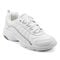 Easy Spirit Punter Athletic Cushioned Arch Support Women's Athletic Shoe - White Grey Leather - 3