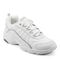 Easy Spirit Punter Athletic Cushioned Arch Support Women's Athletic Shoe - White Grey Leather - 2