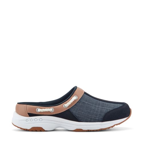 Easy Spirit Traveltime Athletic Cushioned Arch Support Comfort Women's Clog - Navy Denim - 1