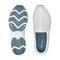 Easy Spirit Traveltime Athletic Cushioned Arch Support Slip-On Women's Athletic Shoe - White Leather Mesh - 5
