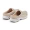 Easy Spirit Traveltime Athletic Cushioned Arch Support Slip-On Women's Athletic Shoe - Woodash White Suede - 3