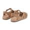Earth Alazia Cushioned Arch Support Fisherman Sandal Women's - Light Brown Suede - 4