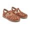Earth Alazia Cushioned Arch Support Fisherman Sandal Women's - Dark Natural Leather - 2
