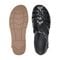 Earth Alazia Cushioned Arch Support Fisherman Sandal Women's - Black Leather - 6