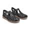 Earth Alazia Cushioned Arch Support Fisherman Sandal Women's - Black Leather - 2