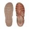 Earth Alazia Cushioned Arch Support Fisherman Sandal Women's - Dark Natural Leather - 6
