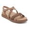 Earth Athena Strappy Sandal Cushioned Support Women's Casual Sandal - Medium Brown - 1