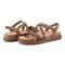 Earth Athena Strappy Sandal Cushioned Support Women's Casual Sandal - Medium Brown - 6