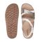 Earth Athena Strappy Sandal Cushioned Support Women's Casual Sandal - Rose Gold/cream Leather - 5