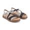 Earth Athena Strappy Sandal Cushioned Support Women's Casual Sandal - Navy/light Blue Leather - 2