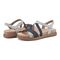 Earth Athena Strappy Sandal Cushioned Support Women's Casual Sandal - Dark Blue - 6