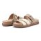 Earth Ayden Strappy Slip-on Sandal Cushioned Arch Support Women's Casual Sandal - Taupe - 6
