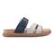 Earth Ayden Strappy Slip-on Sandal Cushioned Arch Support Women's Casual Sandal - Dark Blue - 2