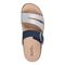 Earth Ayden Strappy Slip-on Sandal Cushioned Arch Support Women's Casual Sandal - Dark Blue - 5