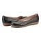Earth Bentlee Leather Ballet Casual Cushioned Arch Support Women's Flats - Black Leather - 7