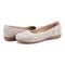 Earth Bentlee Leather Ballet Casual Cushioned Arch Support Women's Flats - Light Gray - 7