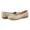 Earth Bentlee Leather Ballet Casual Cushioned Arch Support Women's Flats - Gold - 7