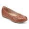 Earth Bentlee Leather Ballet Casual Cushioned Arch Support Women's Flats - Light Brown Leather - 2