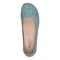 Earth Bentlee Leather Ballet Casual Cushioned Arch Support Women's Flats - Medium Green - 6