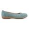 Earth Bentlee Leather Ballet Casual Cushioned Arch Support Women's Flats - Medium Green - 2