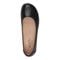 Earth Bentlee Leather Ballet Casual Cushioned Arch Support Women's Flats - Black Leather - 5